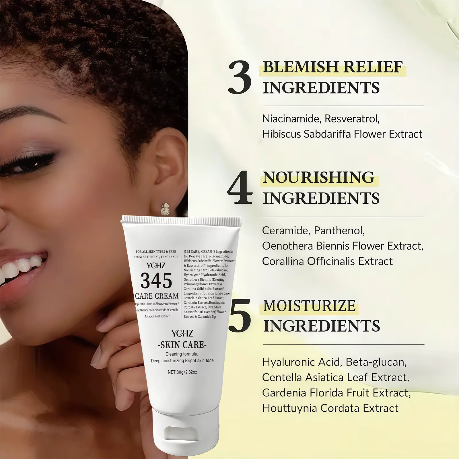 Crème pour le visage 345 - Crème de nuit