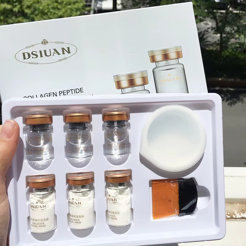 Kit de masque en poudre lyophilisée pour le visage