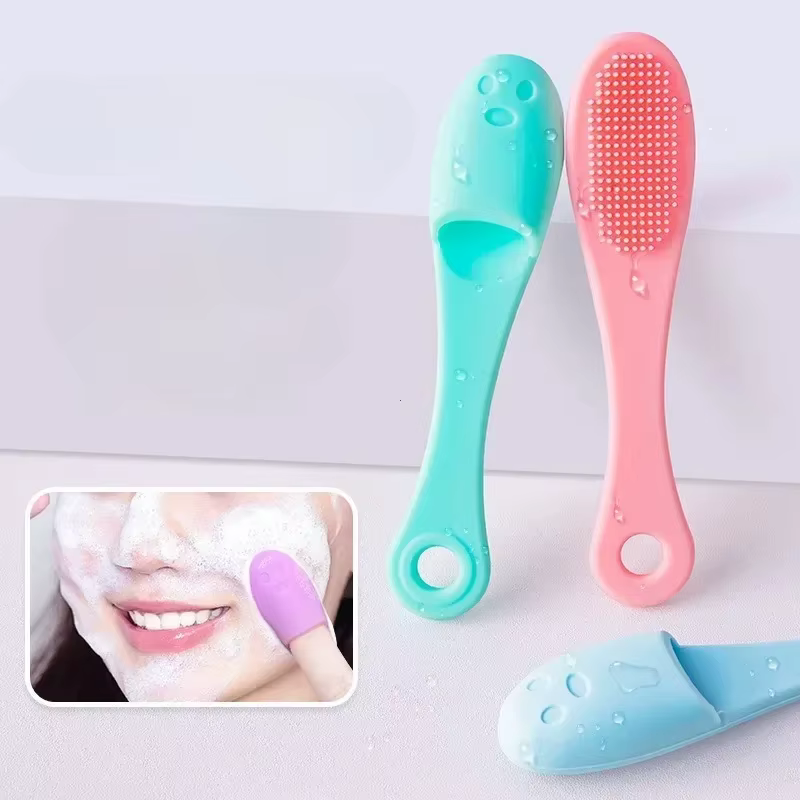 Brosse nettoyante pour le visage en silicone 3D