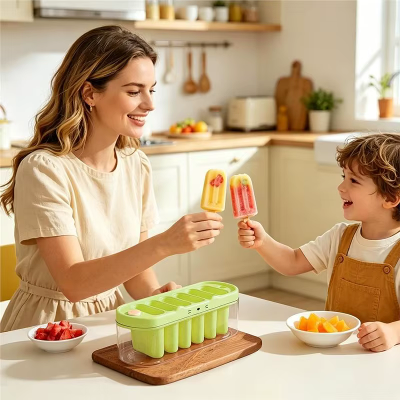 BSEVB-Moules à crème glacée, bâtonnets à crème glacée, adaptés pour congeler les jus de fruits, profitez de la fraîcheur de l'été
