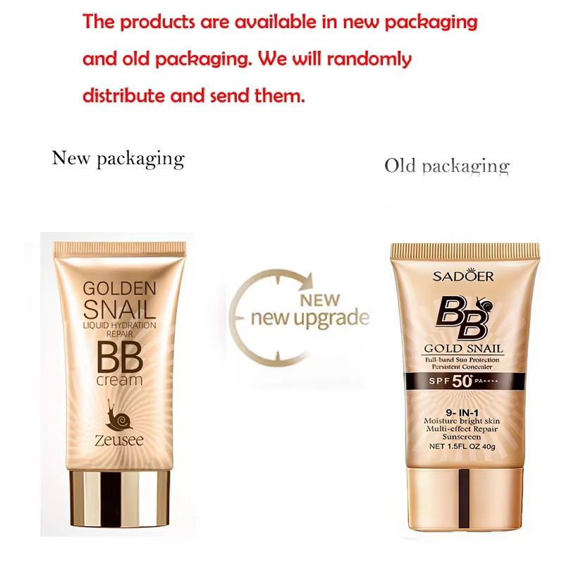 SADOER Crème BB écran solaire à la bave d'escargot