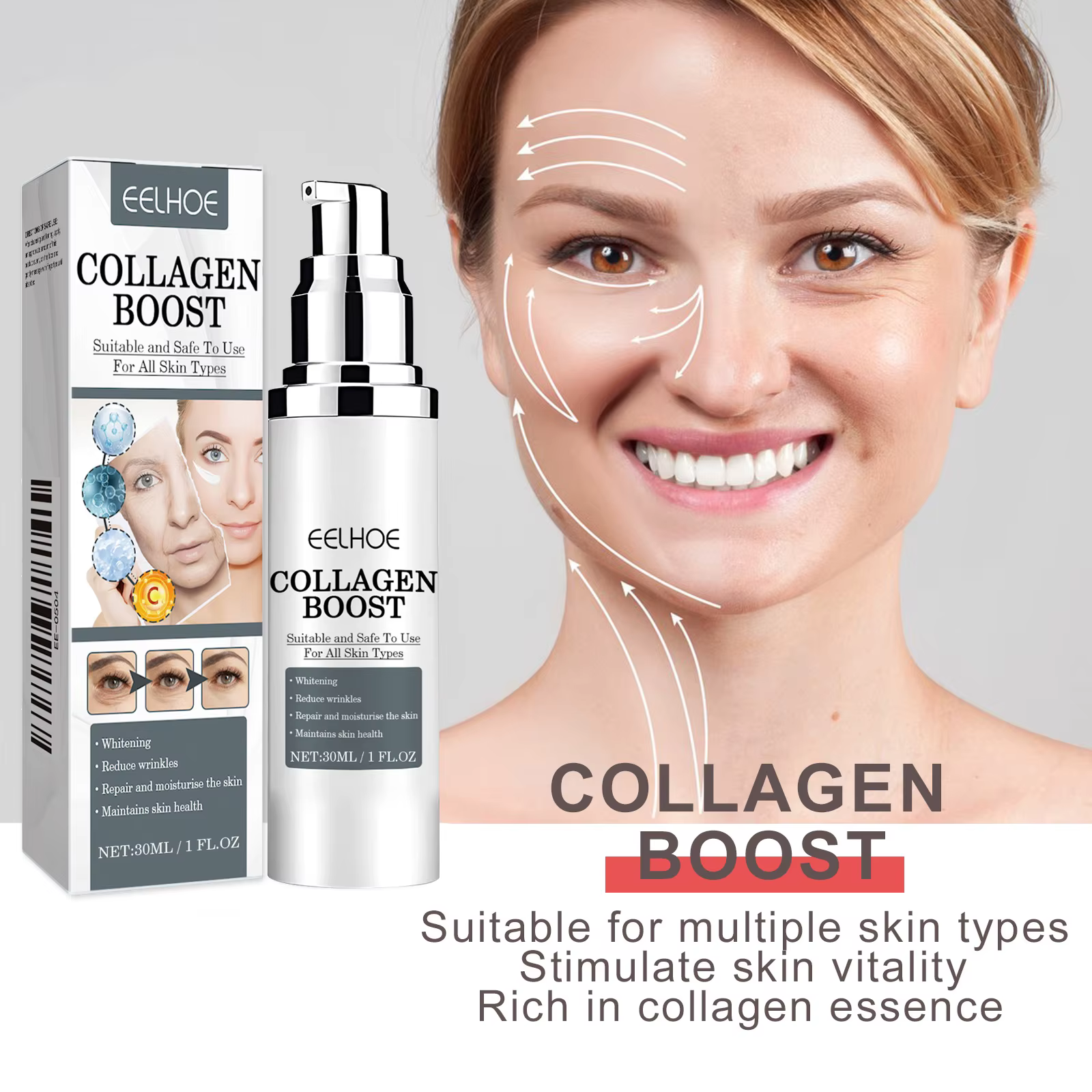 Crème pour le visage au collagène