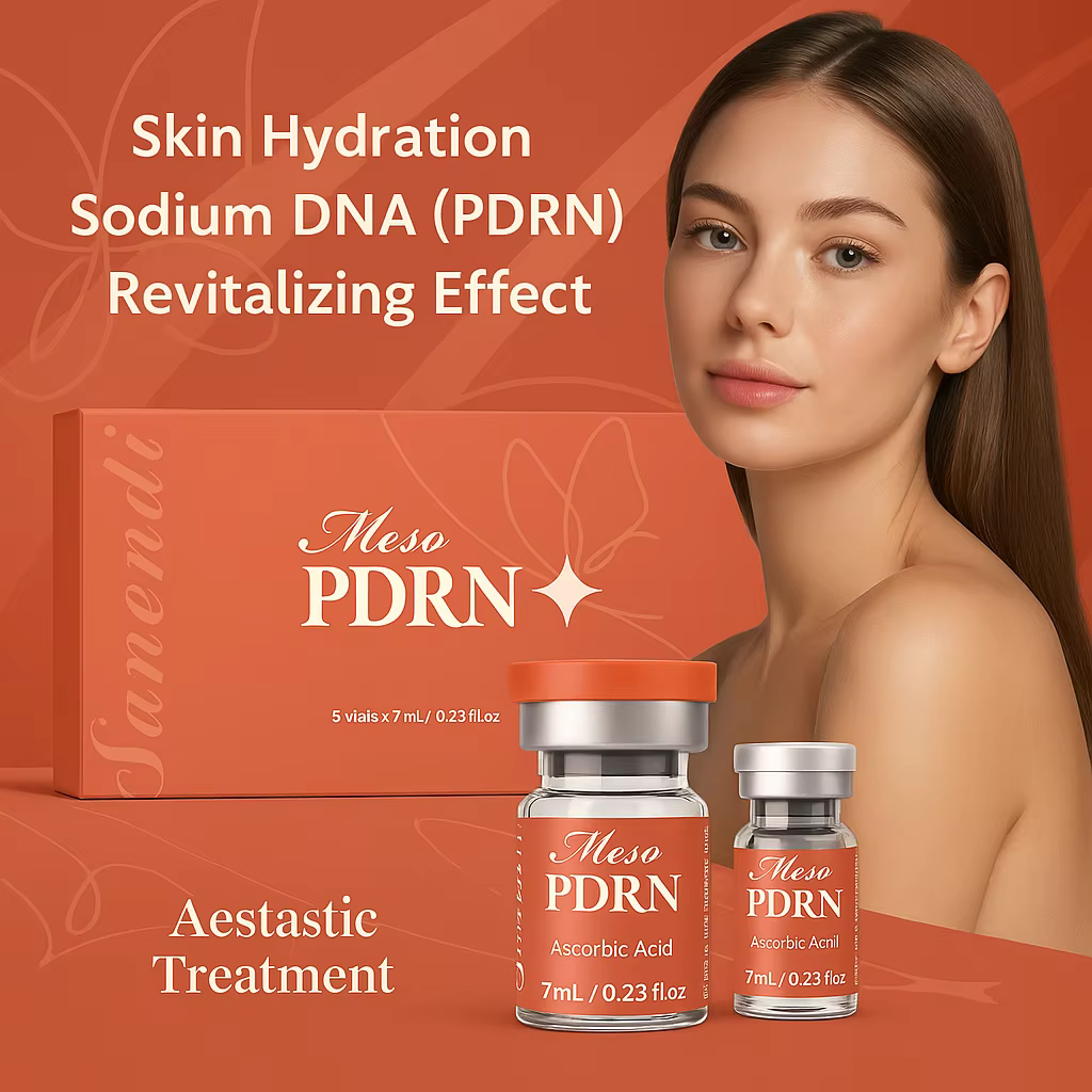 Sanendi PDRN Glutathion VITAMIN C Peau Sensible Muscle Éclaircissement et anti-âge Utilisation Stylo Derma 7 ml x 5 flacons