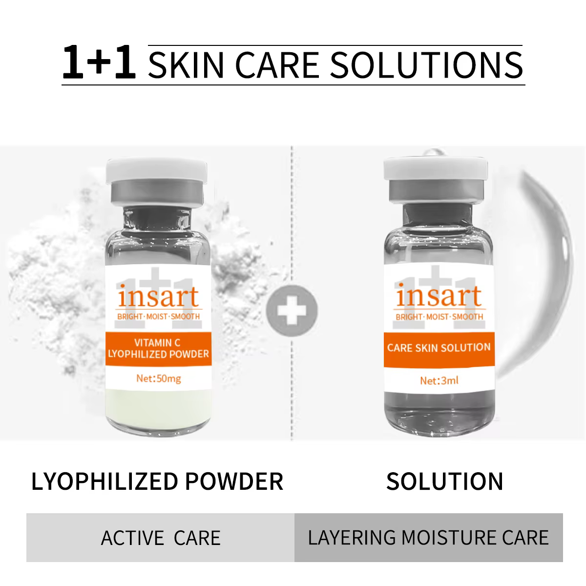 Coffret de Soins à la Vitamine C Lyophilisée (2 Boîtes) – Hydratant et Nourrissant – Cadeau de Noël pour Femme
