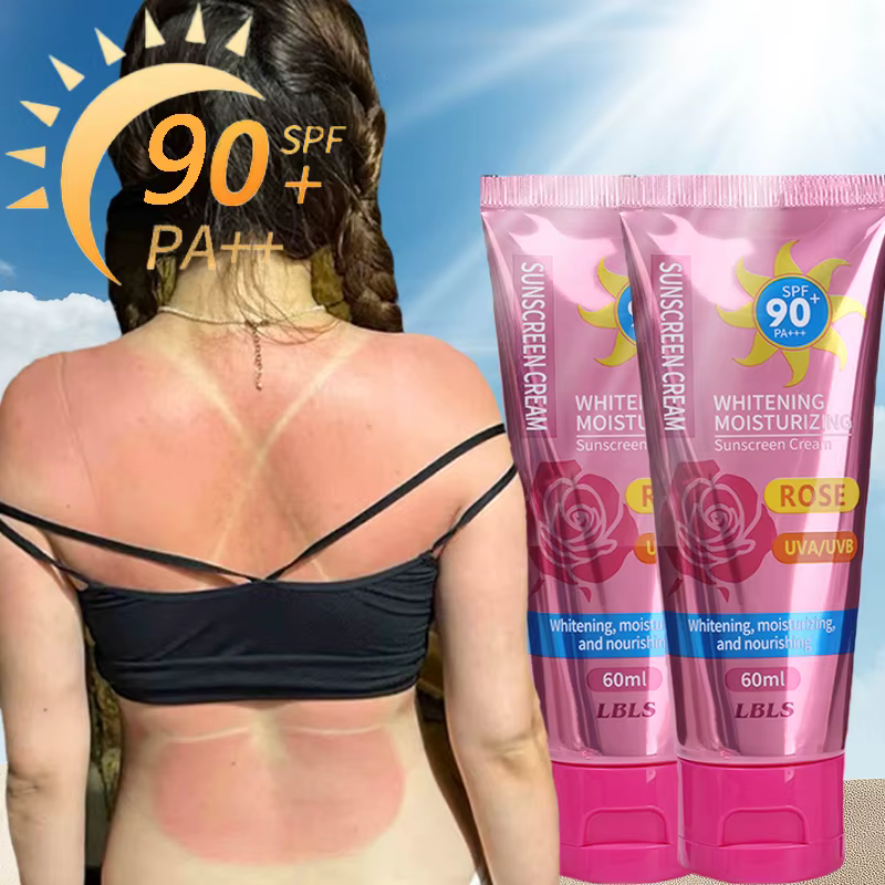 Crème solaire SPF90 + Protection contre les radiations UV Lsolation hydratante éclaircir le visage corps bras cuisses