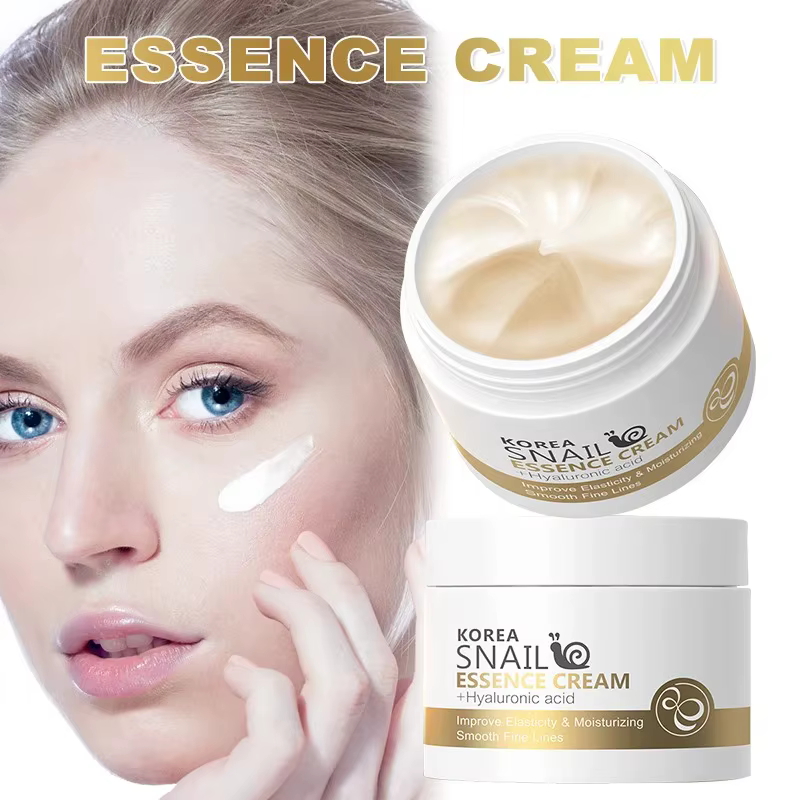 Crème pour le visage à base d'escargot