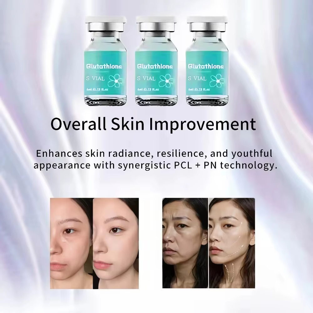Essence d'ampoule éclaircissante au glutathion 4 ml × 5 - Sérum hydratant en profondeur pour l'élasticité de la peau