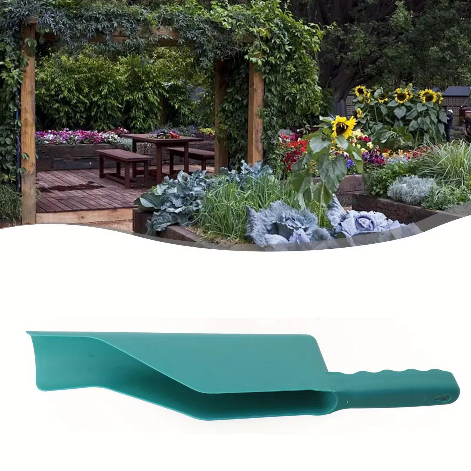 Pelle flexible pour le nettoyage des gouttières, éliminateur de feuilles et de saleté pour les rebords de toit, outil de jardinage