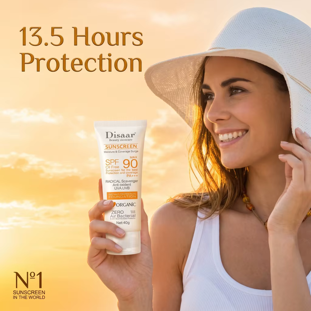 Crème solaire SPF90 PA+++ sans huile
