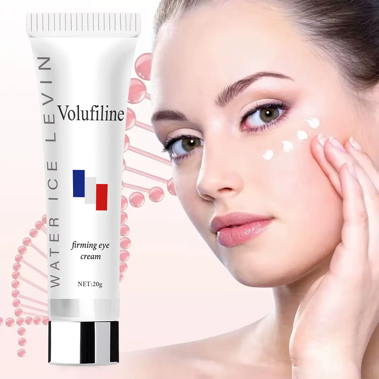 Crème raffermissante pour les yeux Volufiline à l'acide hyaluronique