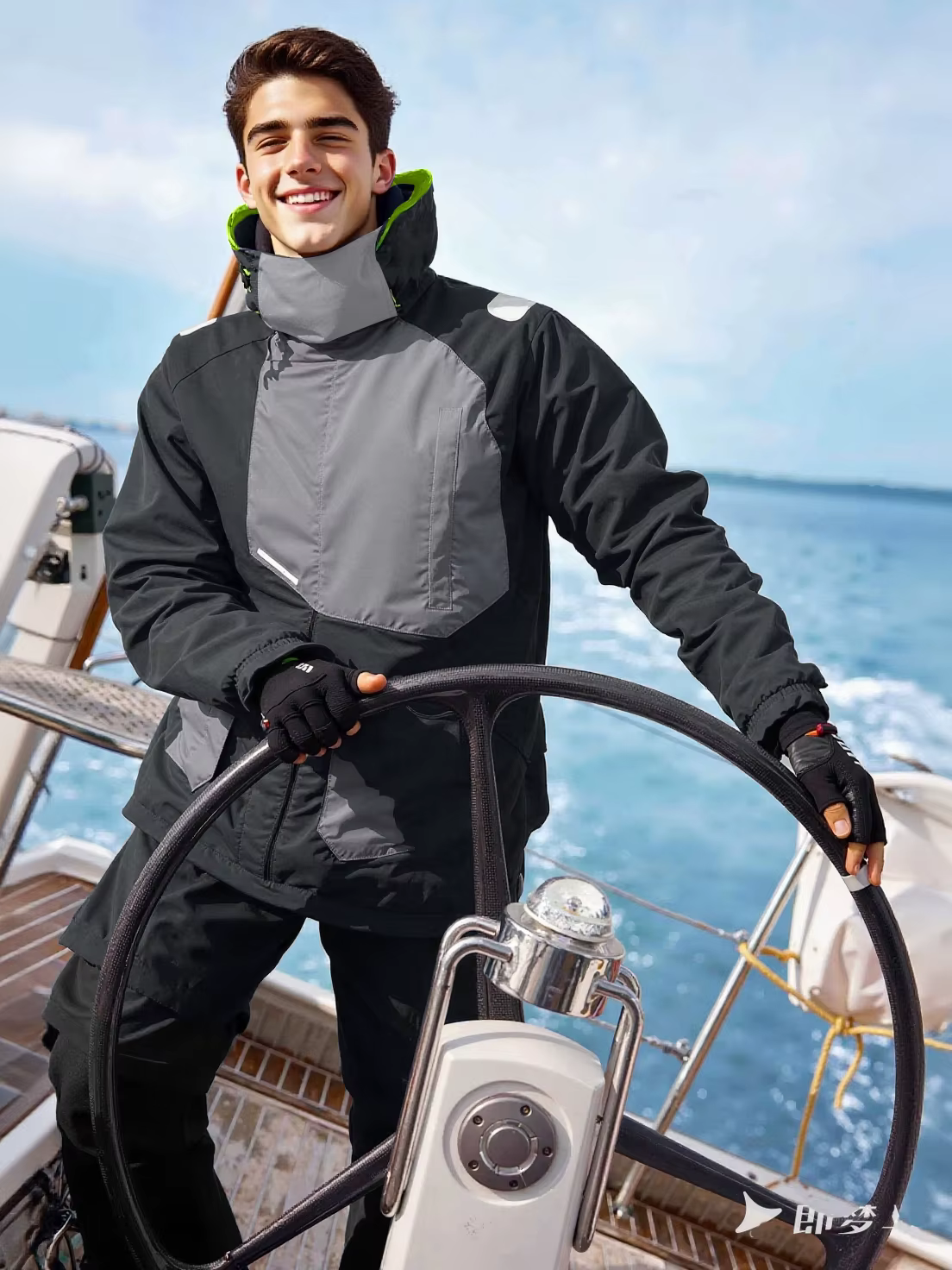Veste de navigation coupe-vent, imperméable et multifonctionnelle pour la navigation marine