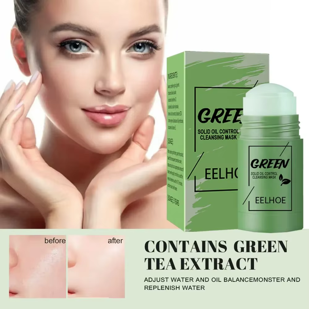 Bâtonnet d'argile au thé vert pour le visage