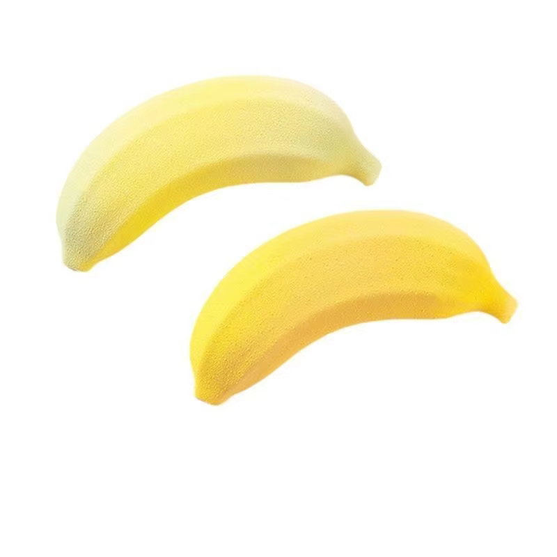 Moule en silicone à 6/12 cavités pour pudding au chocolat, desserts, pâtisseries françaises, bougies et gâteaux mousse banane - Furnishing world