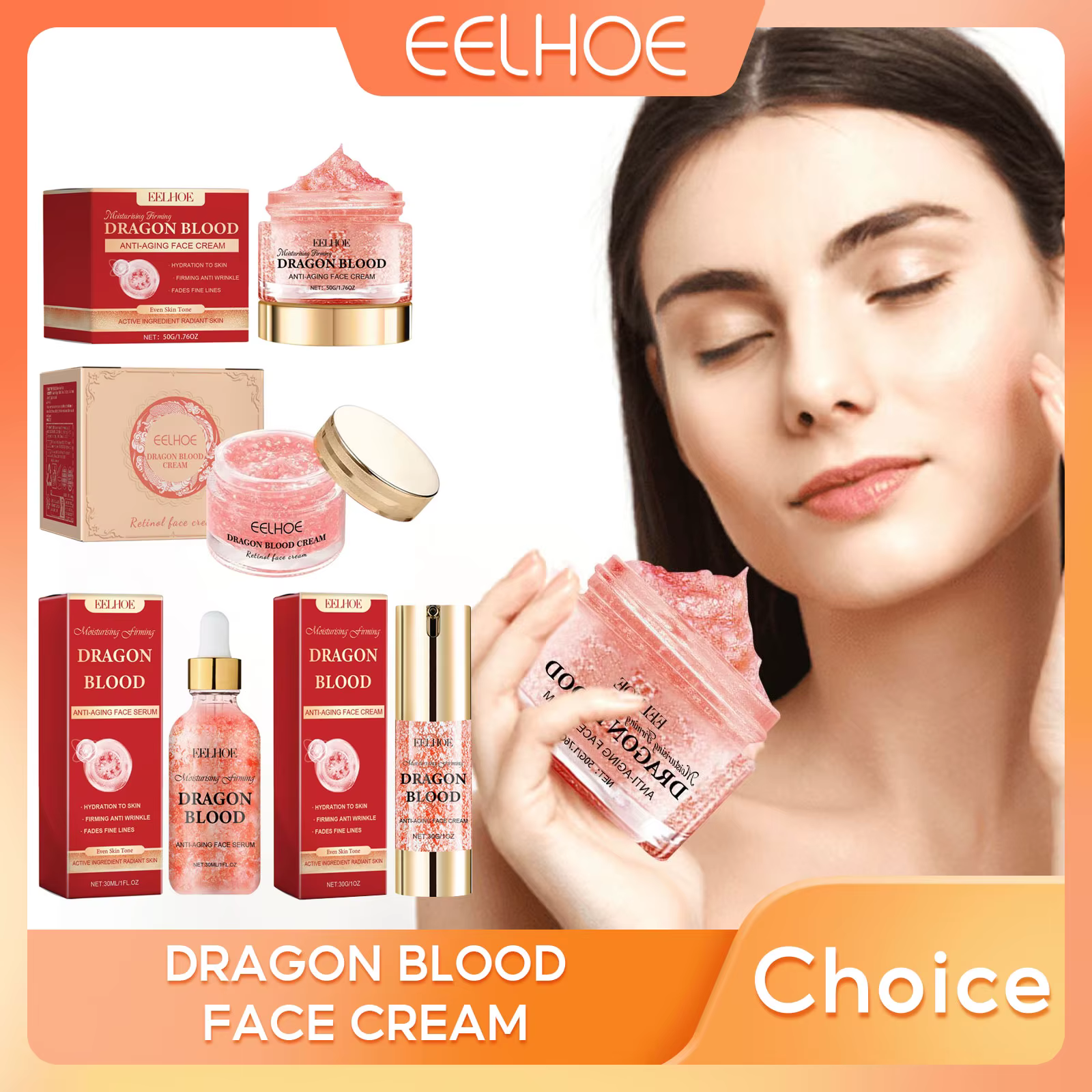 EELHOE crème de sang de Dragon rajeunissement traitements du visage réduire les ridules Anti-rides resserrer la peau