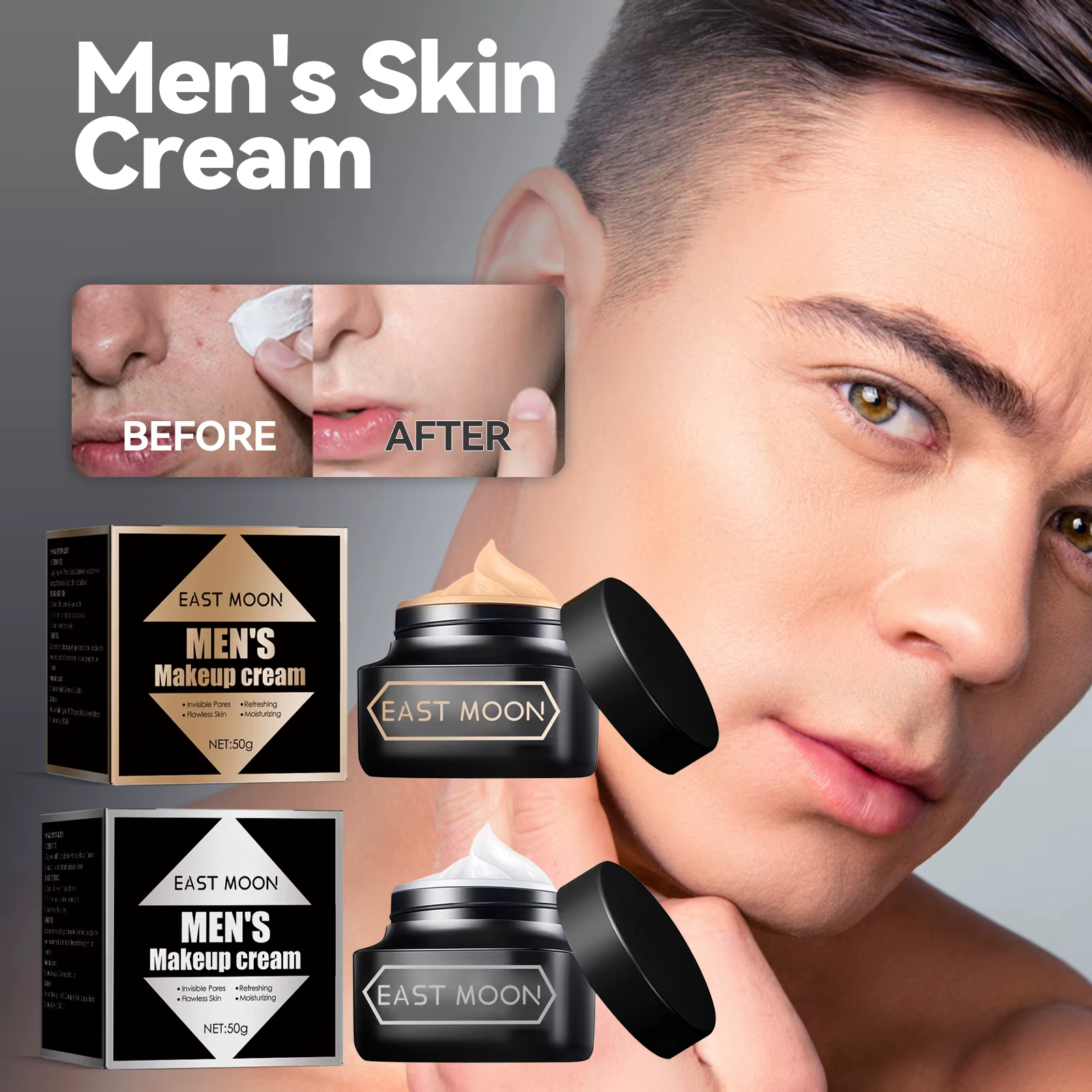 Crème tonifiante pour hommes : hydrate