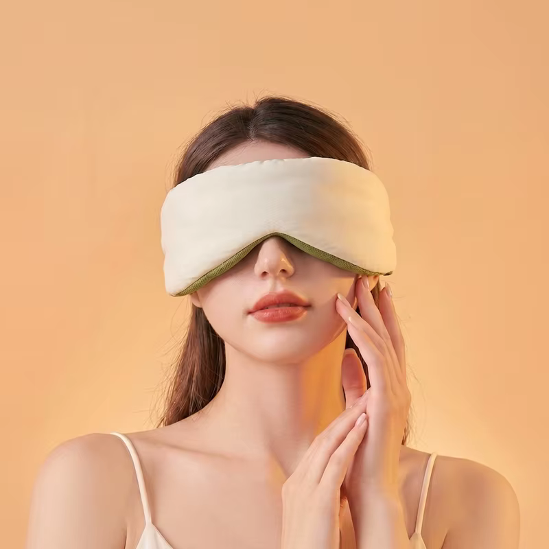 Masque oculaire ultra léger lesté par la gravité, double face, doux pour la peau, confortable, respirant pour dormir
