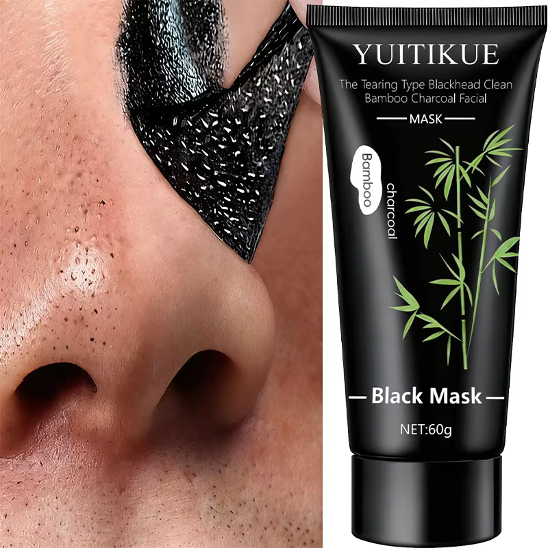 Masque nettoyant au charbon de bambou pour points noirs
