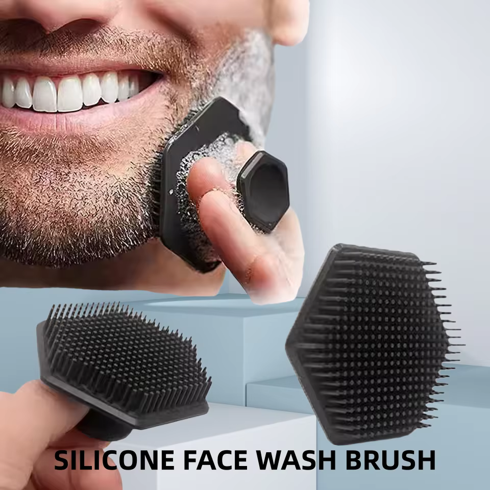 Brosse de nettoyage du visage en Silicone givré