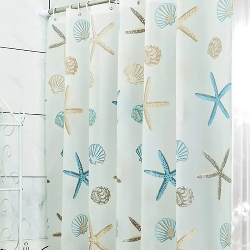 HOCurtain-Ensemble de rideaux de douche étanches, 12 crochets et anneaux, 180x200cm
