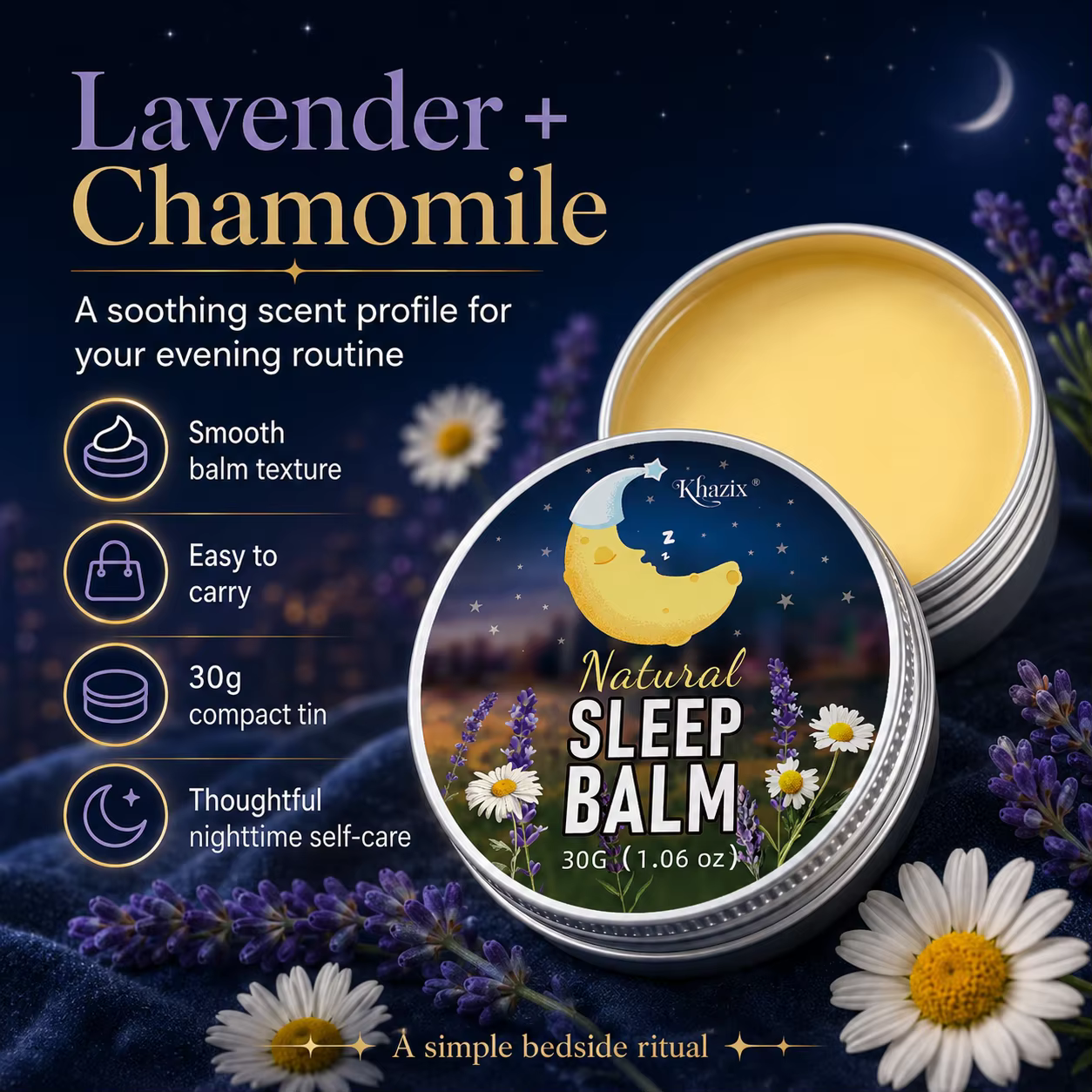 Crème de sommeil – Parfum hydratant profond et durable