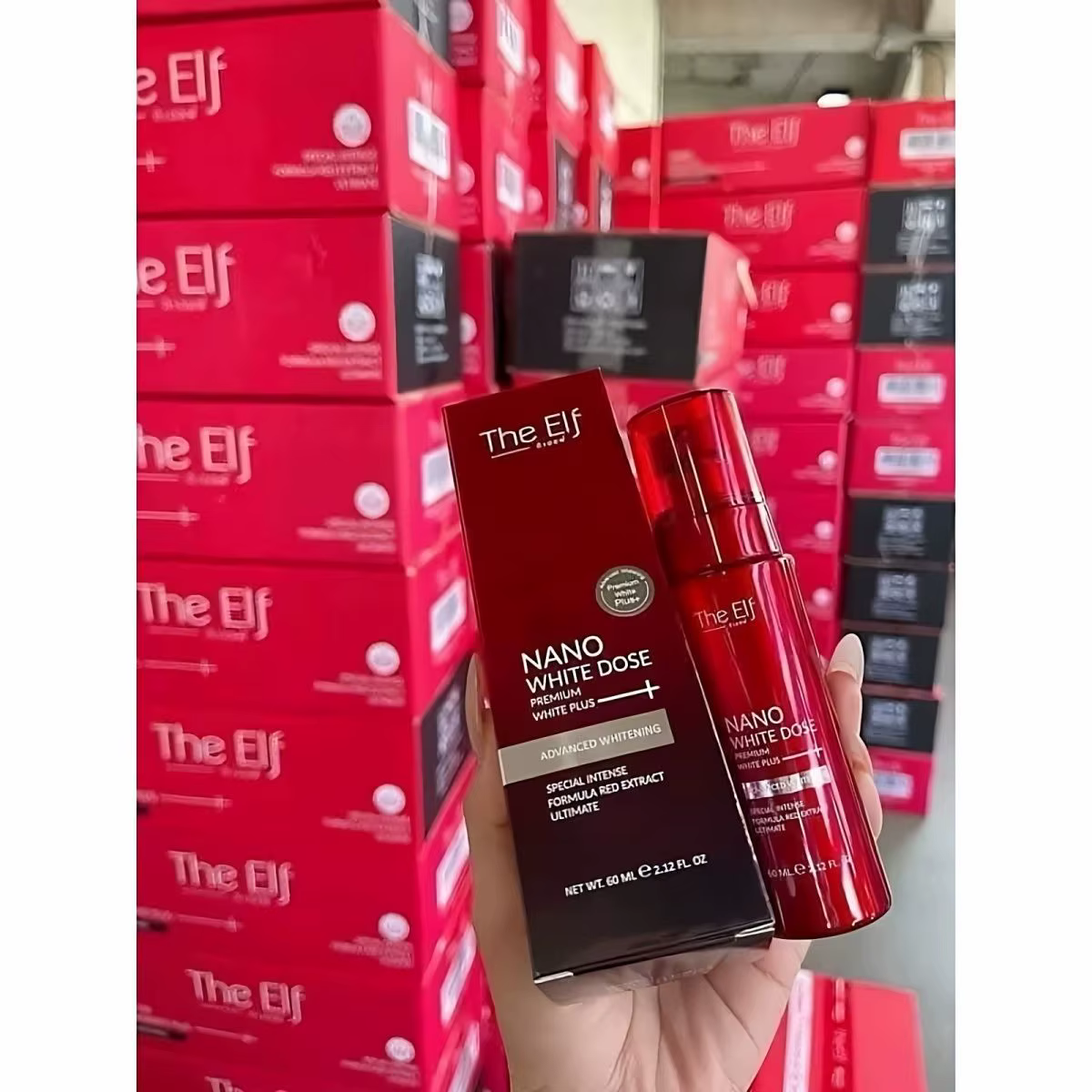 60 ml The Elf Nano crème blanche traitement blanchissant et éclaircissant pour le visage
