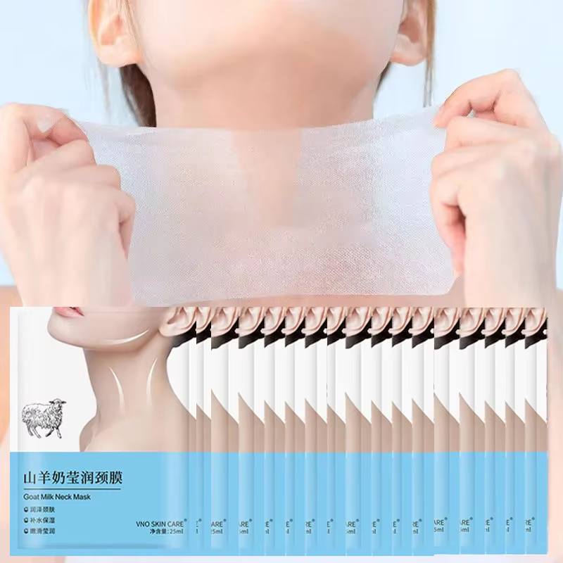 Masque pour le cou au lait de chèvre