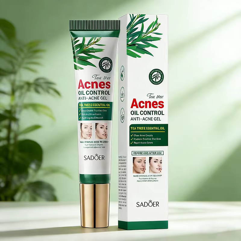 SADOER arbre à thé crème anti-acné soin du visage contrôle de l'huile