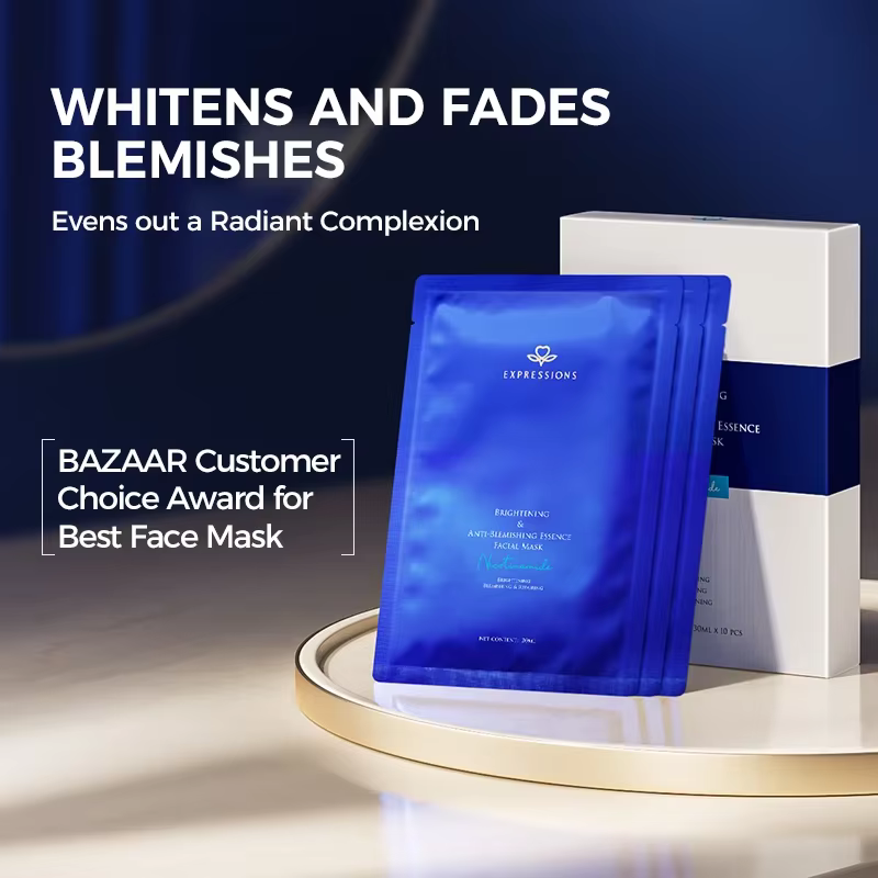 EXPRESSIONS Masque facial éclaircissant et anti-imperfections à la niacinamide