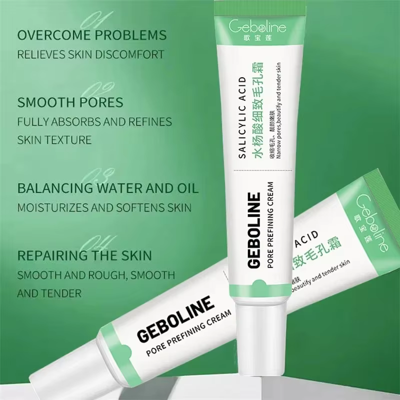 Crème de rétrécissement des pores à l'acide salicVAC, élimination rapide des grands pores, élimine les points noirs, resserre le visage, lisse la peau, produit de soin coréen