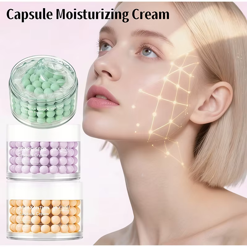 Crème Visage Coréenne en Capsules avec Centella & Astaxanthine