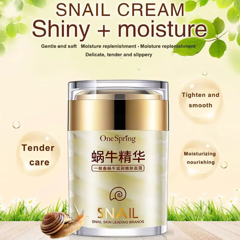 OneSpring-Crème pour le visage blanchissante à l'escargot