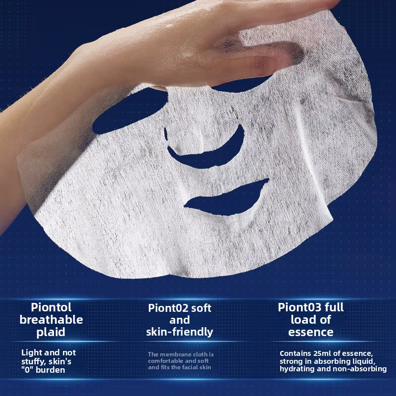 Masque facial hydratant et transparent à protéines micro moléculaires hydrate en profondeur