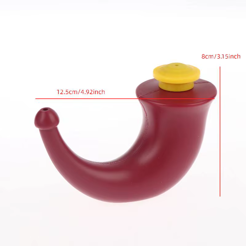 Pot Neti de 160 ml pour le rinçage nasal, système d'irrigation des sinus pour soulager les problèmes respiratoires