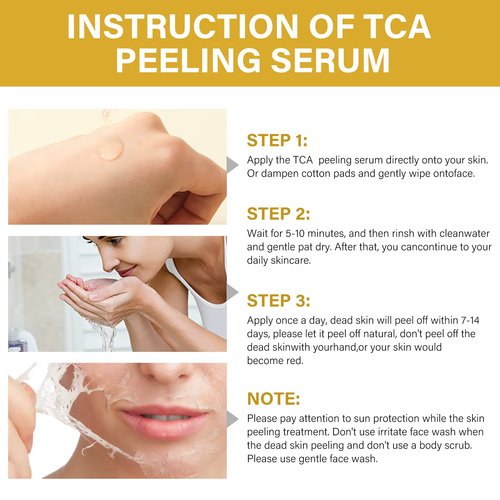 Sérum de Peeling à l'acide