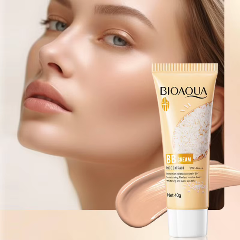 Nouvelle crème BB hydratante à la poudre de riz BIOAOUA