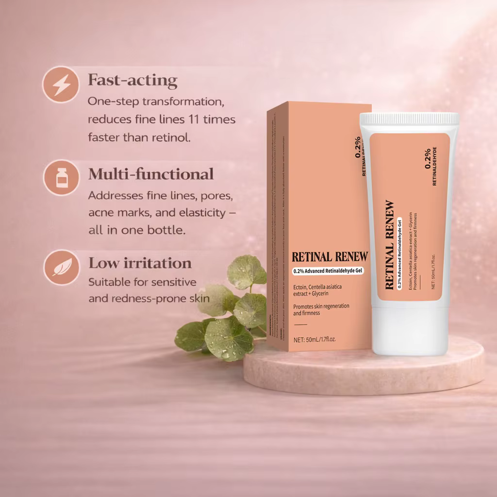 Gel rétinol avancé pour raffermir la peau