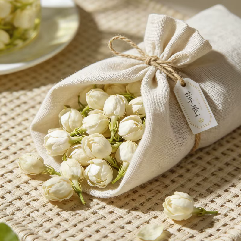 Bourgeons de jasmin de qualité supérieure, fleurs séchées pour sachet, garniture d'oreiller, bricolage, bougie de mariage, parfum, fabrication d'encens
