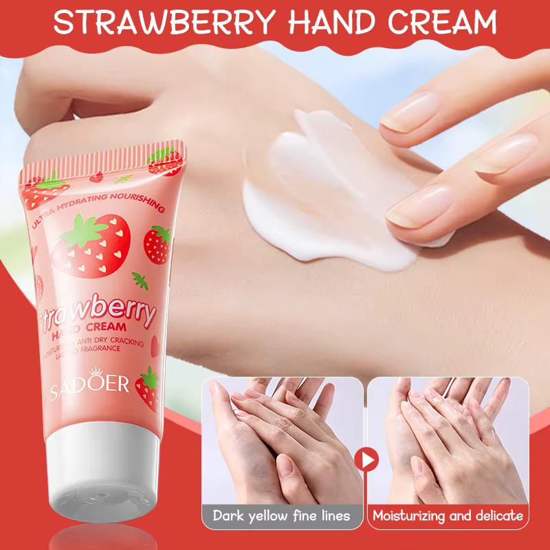 Ensemble de crème pour les mains et baume à lèvres à l'avocat SADOER