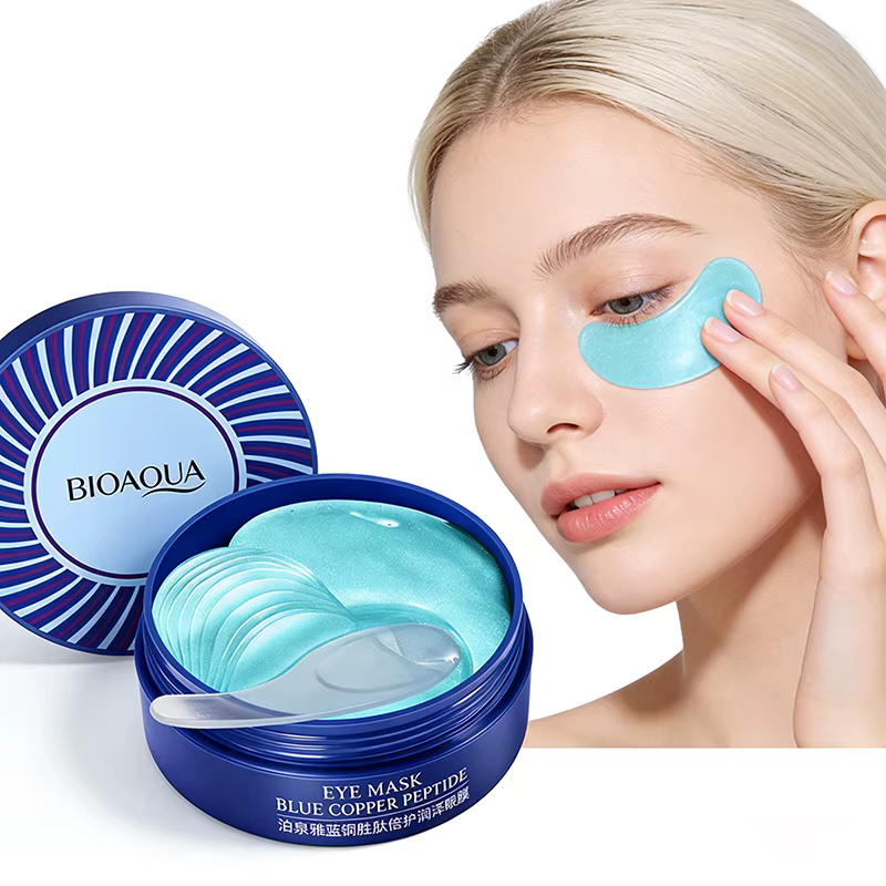 60 pièces BIOAQUA Patchs pour les yeux au cuivre et aux peptides