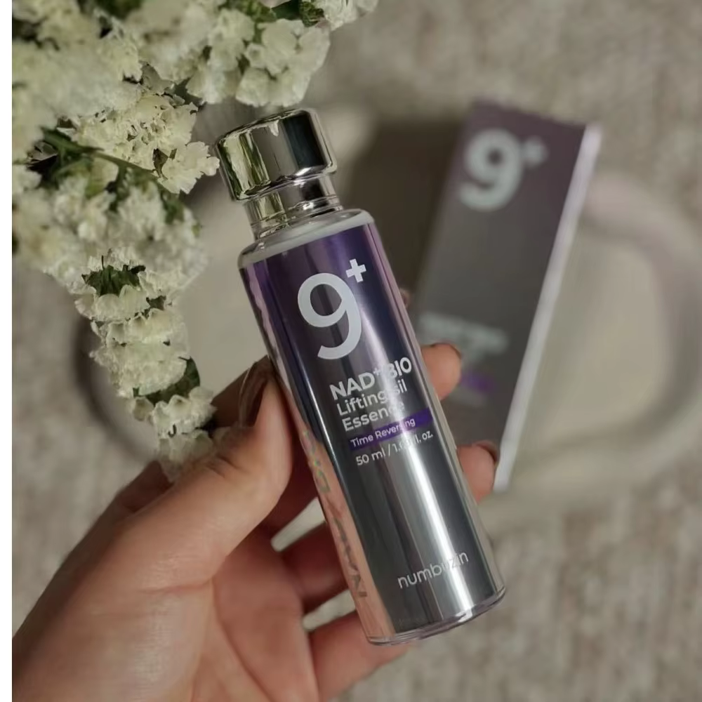 Numbuzin No.9 NAD PDRN Glow Boosting Toner Liquid Ultrasonic Serum Cream Nourishing Lightweight Texture For Delicate Eye Care