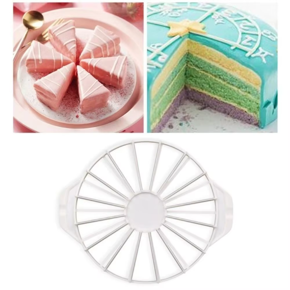 Nouveau Séparateur de gâteau rond trancheuse 10/12 tranches 14/16 tranches tarte tranchage gâteau diviser cuisine