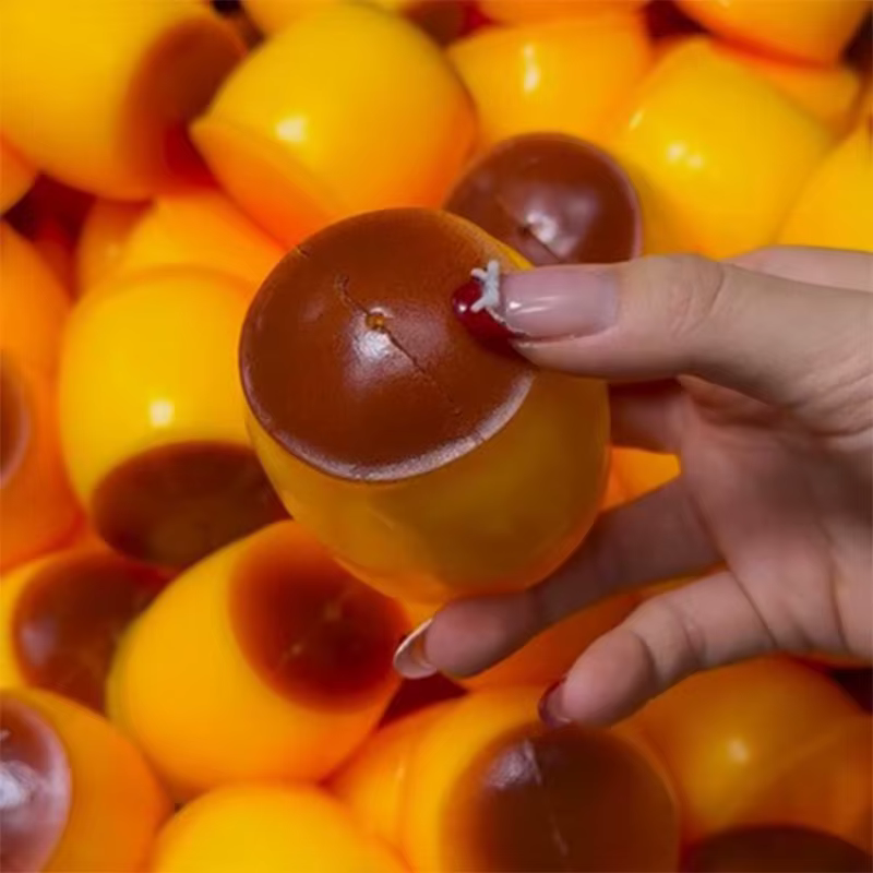 Balle de décompression souple à montée lente en forme de pudding au caramel, réaliste, pour ASMR, sensorielle, TDAH, anti-stress, jouet sensoriel