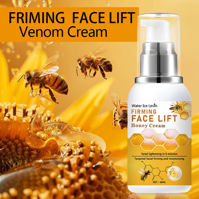 Crème de lifting instantanée au miel et pour la peau ferme