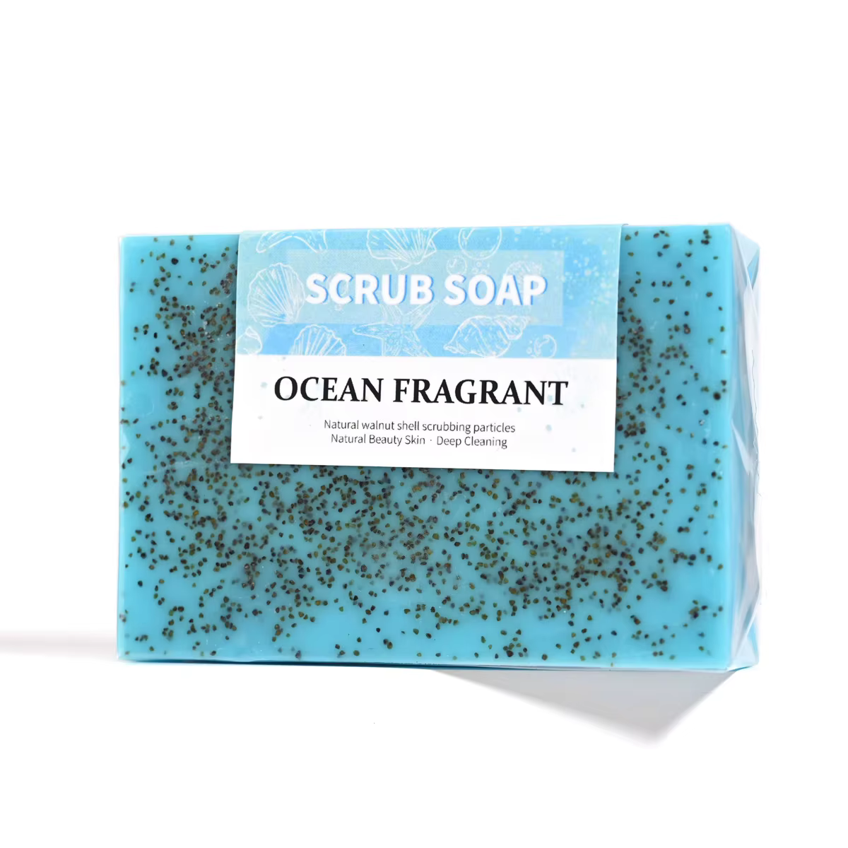 M + 100g savon gommage blanchissant au sel de mer naturel fait à la main pour le nettoyage et le polissage-agent exfoliant à double usage pour le visage/corps