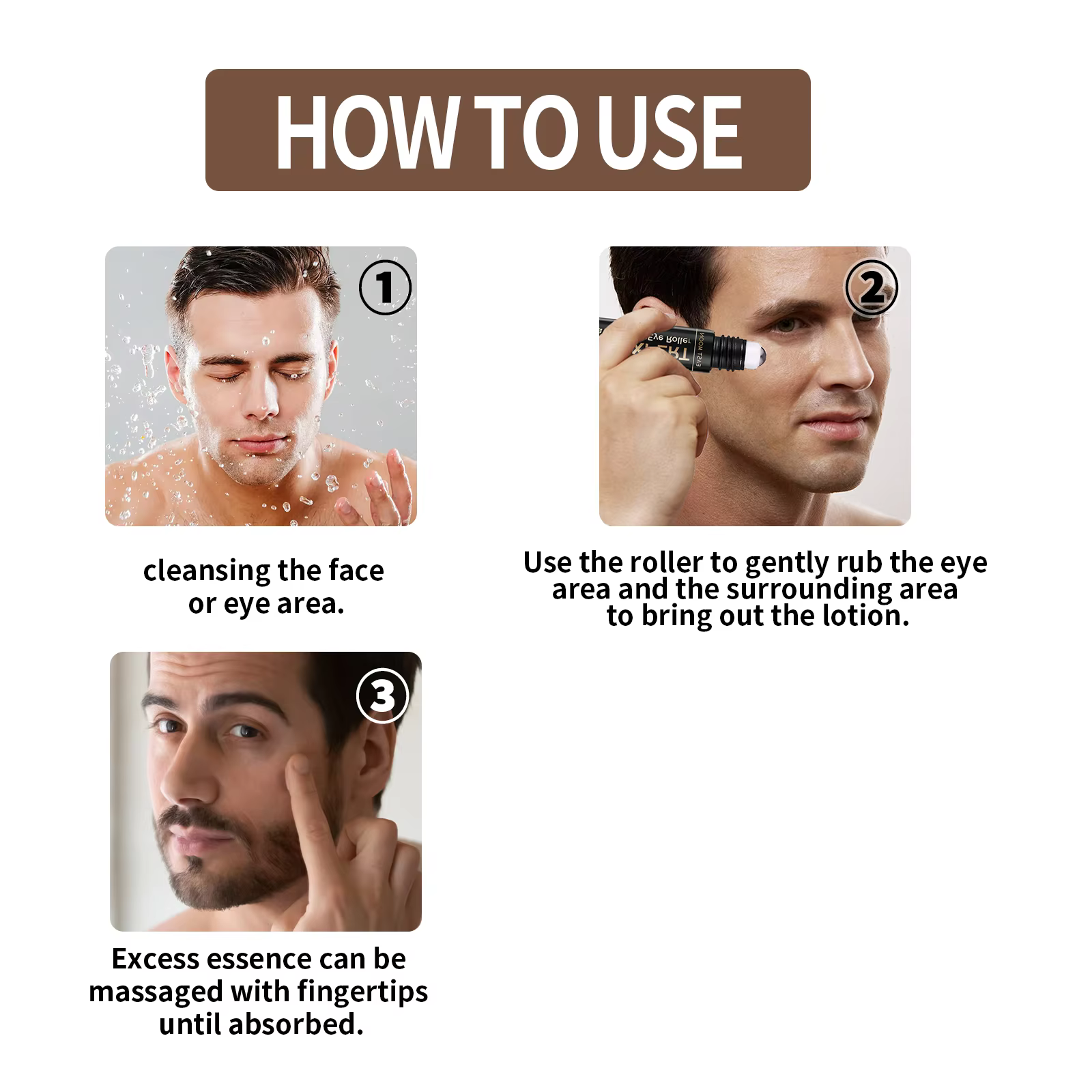 Crème pour les yeux au rétinol pour hommes