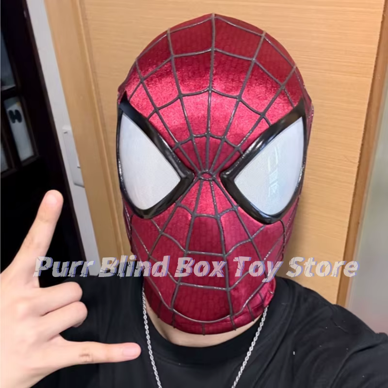 Masque artisanal de haute qualité de l'Amazing Spider-Man 2, version Spiderman Garfield de Peter Parker, cadeau de cosplay pour Halloween et Noël