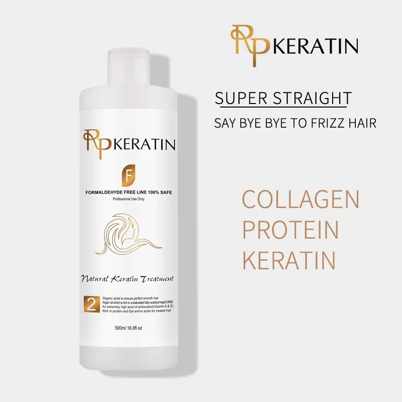 Traitement à la kératine sans formaldéhyde, lisser et lisse les cheveux bouclés normaux pour les meilleurs résultats de qualité Salon