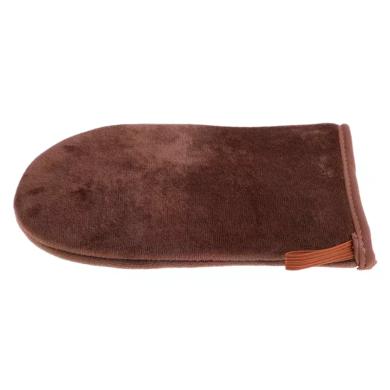 Gants applicateurs réutilisables marron crème pour bronzage, lotion, mousse, nettoyage corporel, pour usage domestique, matériau durable de haute qualité