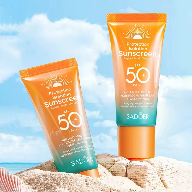 Crème solaire SPF 50+ pour le visage