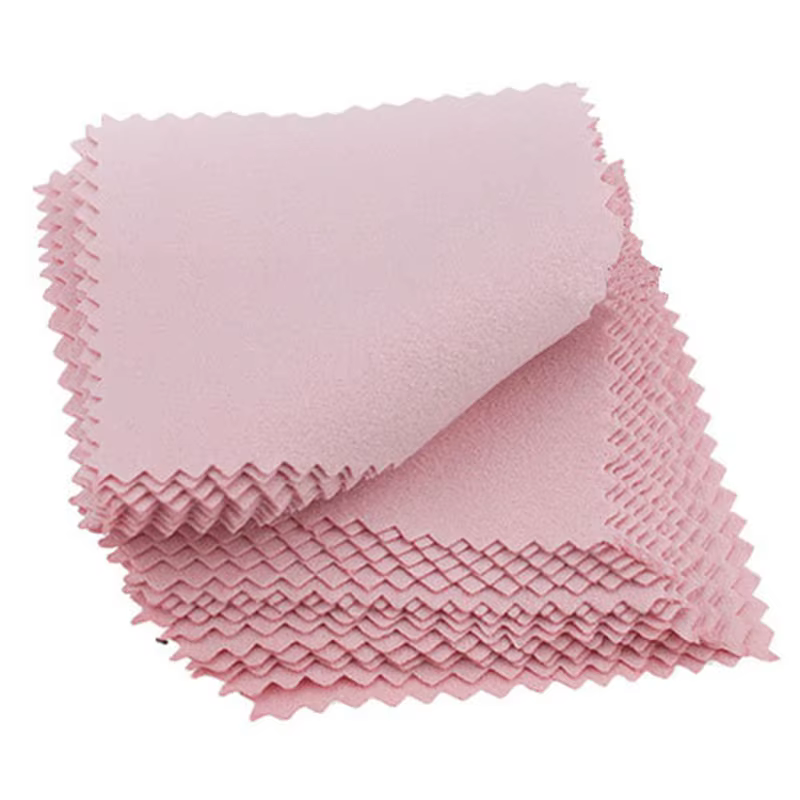 Fashion50 pièces argent polissage chiffon nettoyant bijoux chiffon de nettoyage Anti-ternissement outil offre spéciale